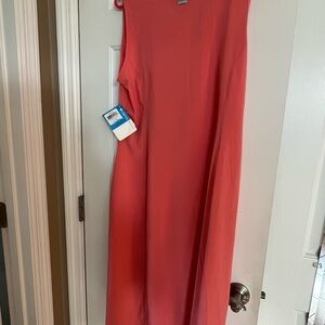 ColSleeveless Coral Dress